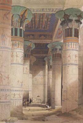 David Roberts,Portico of the Temple of Isis at Philae (mk23), Alma-Tadema, Sir Lawrence